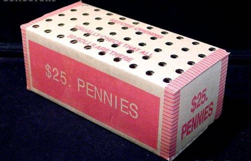 2009- P Uncirculated Lincoln Cent Log Cabin Roll - From Box - 5 Rolls - #1💥💥💥