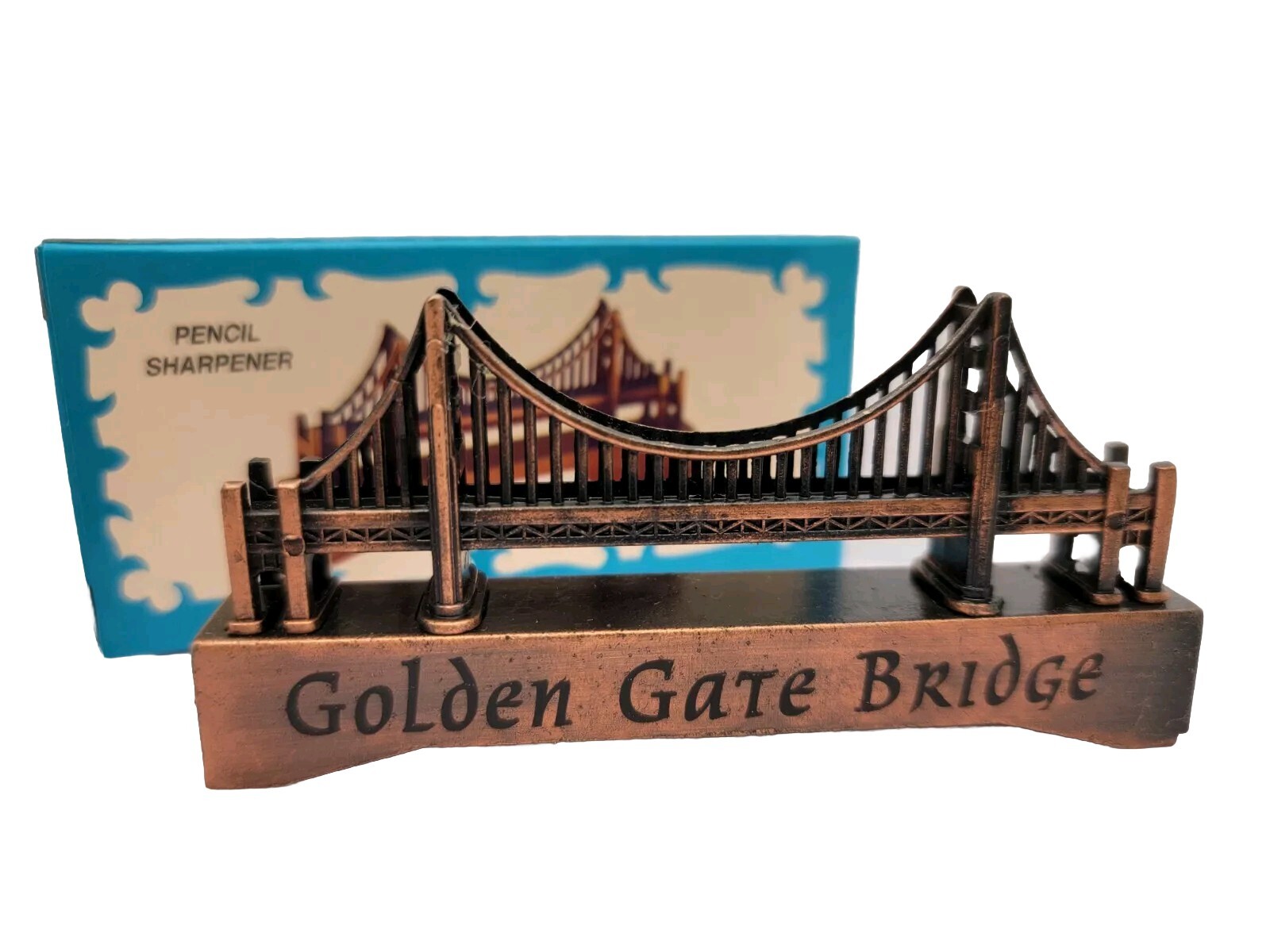 San Francisco Golden Gate Bridge Pencil Sharpener Miniature Die Cast Souvenir