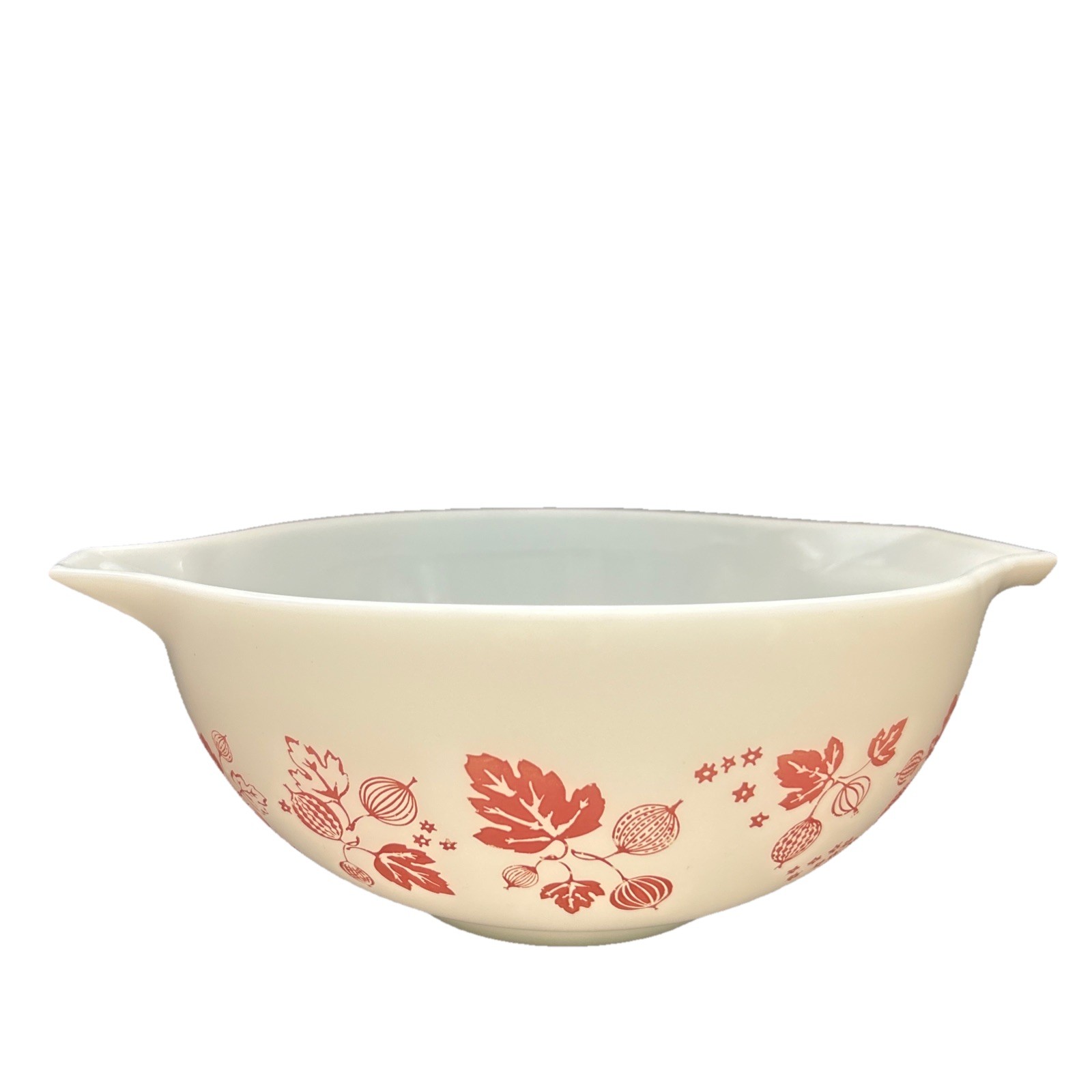 VINTAGE PYREX # 443 PINK GOOSEBERRY SMALL CINDRELLA MIXING BOWL 2.5 PINT FreeShi