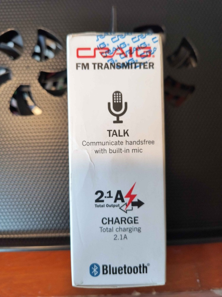 Craig Fm Radio Transmitter, New In Box.