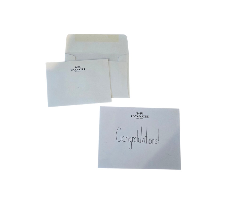 Authentic Coach Greeting Cards - 13 Cards Total