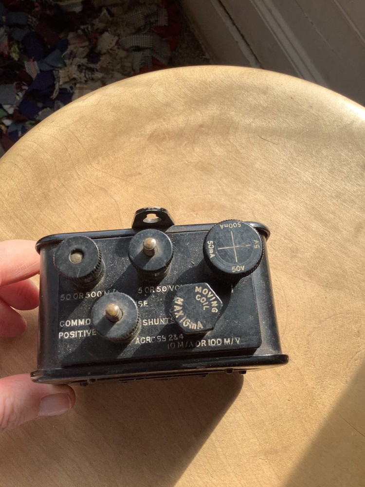 vintage collectible old voltmeter