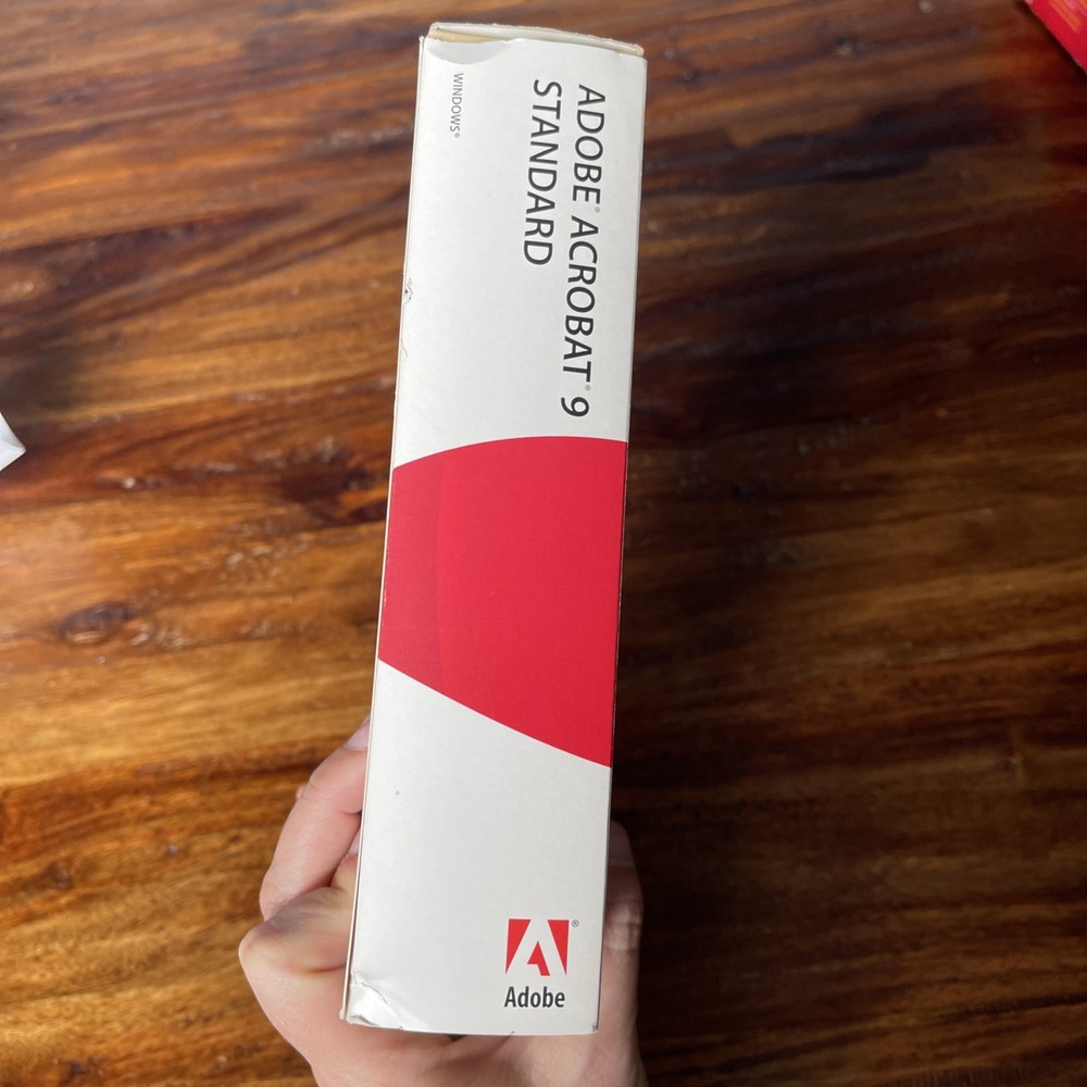 Adobe Acrobat 9 Standard for Windows PC In Original Box W/ Inserts