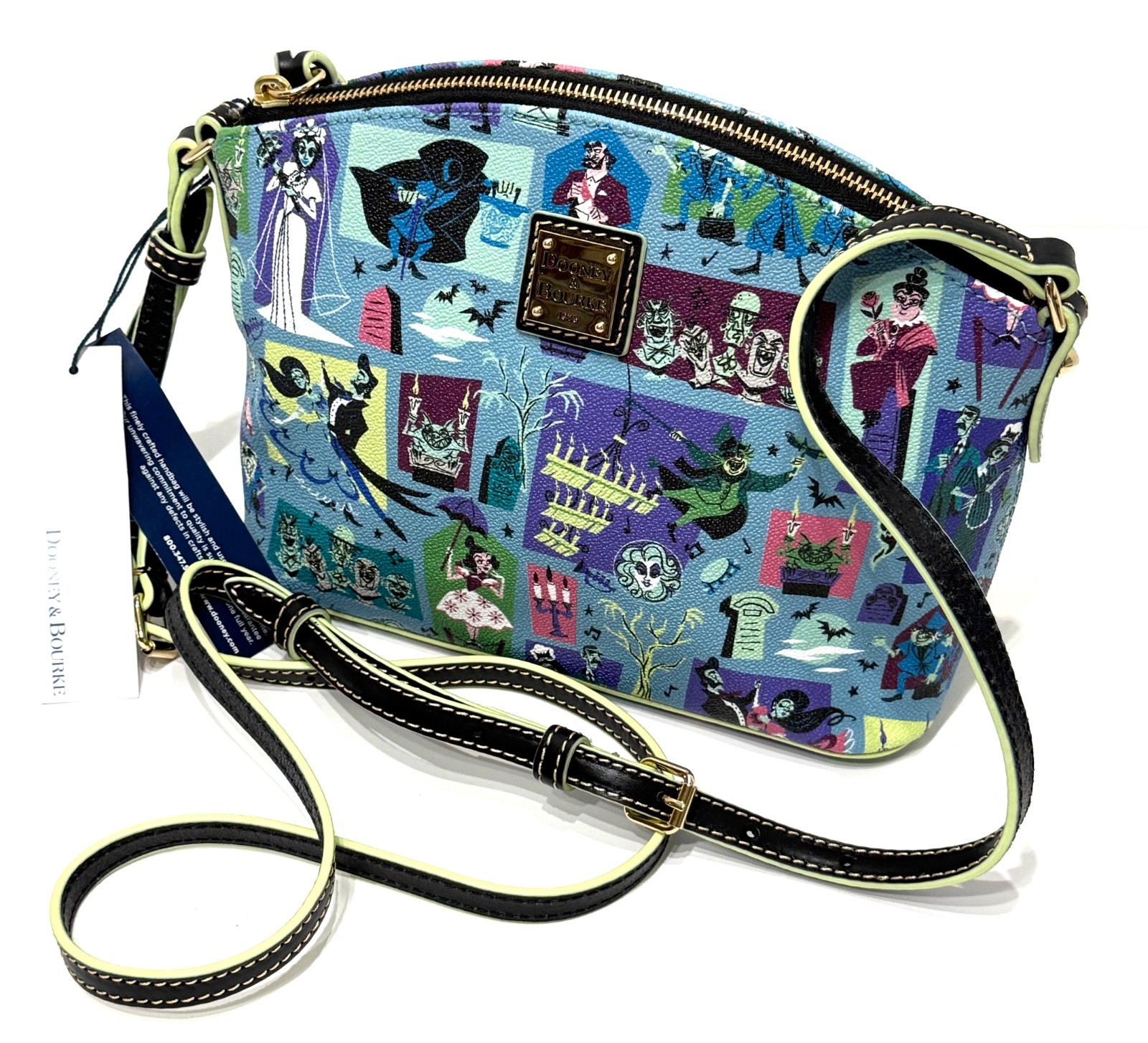 DISNEY x DOONEY & BOURKE Haunted Mansion CROSSBODY BAG Madame Leota NEW wTAGS