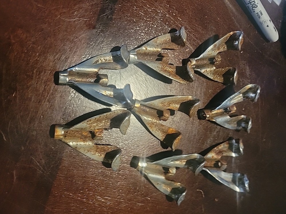 Ludwig Key Claws 8 Pcs Rusty