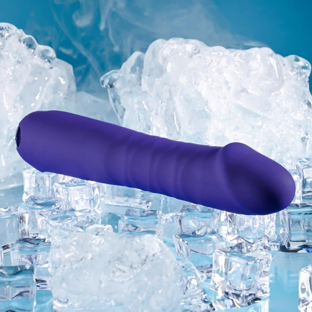 Rechargeable Silicone Thrusting Vibrator Powerful Stimulator G-spot Massager