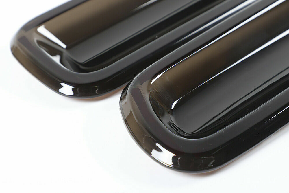 Smoked Tail Light Covers Rear Light Guards Trim for Dodge Challenger 2015-2023