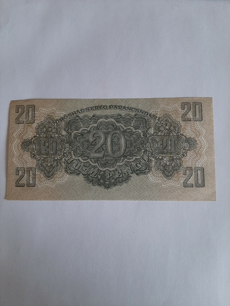 Hungarian 20 Pengo 1944
