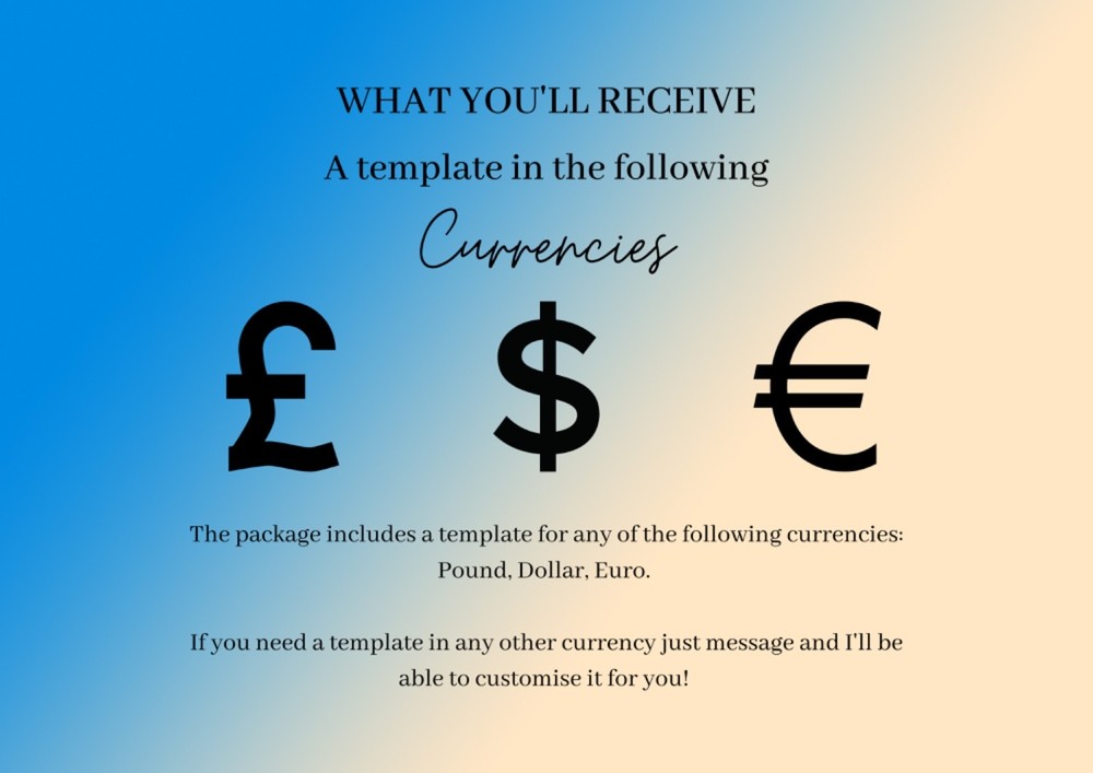 Annual Budget Planner - 2026 for Google Sheets, Excel Yearly Budget Tracker