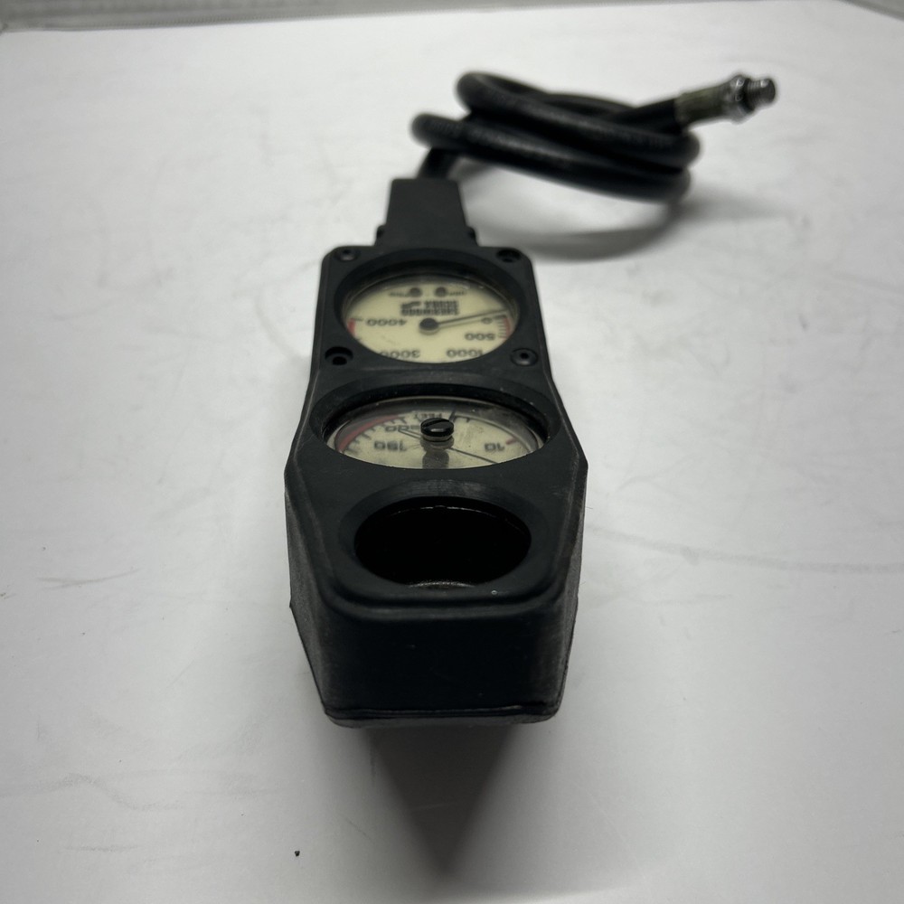 Sherwood Scuba Double Gauge Console. Tested.