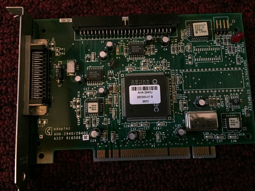 Adaptec AHA-2930CU 50-Pin SCSI Controller Card