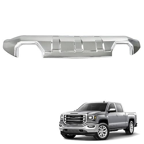 Plastic Front Bumper Lower Valance Chrome Replacement for 2016-2019 Sierra
