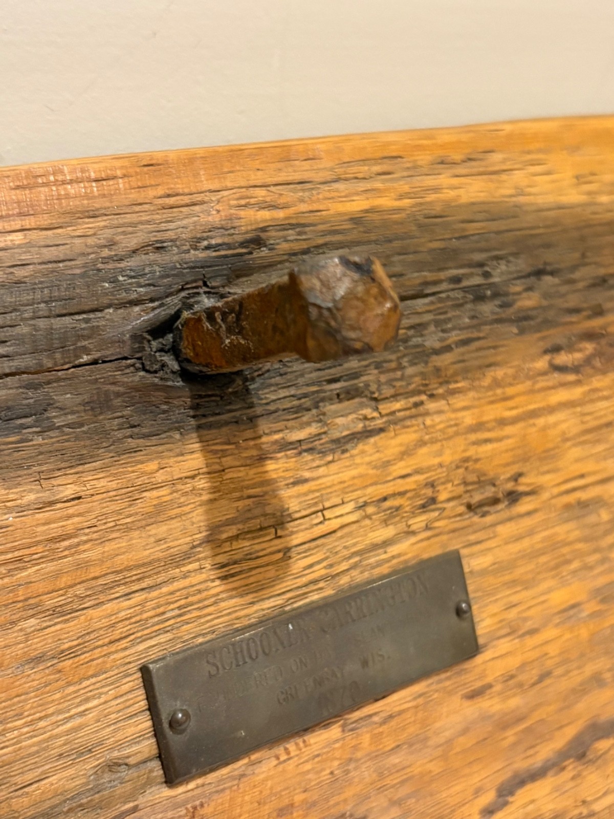 1870 Great Lakes shipwreck artifact, Lufft thermometer, barometer, hydrometer