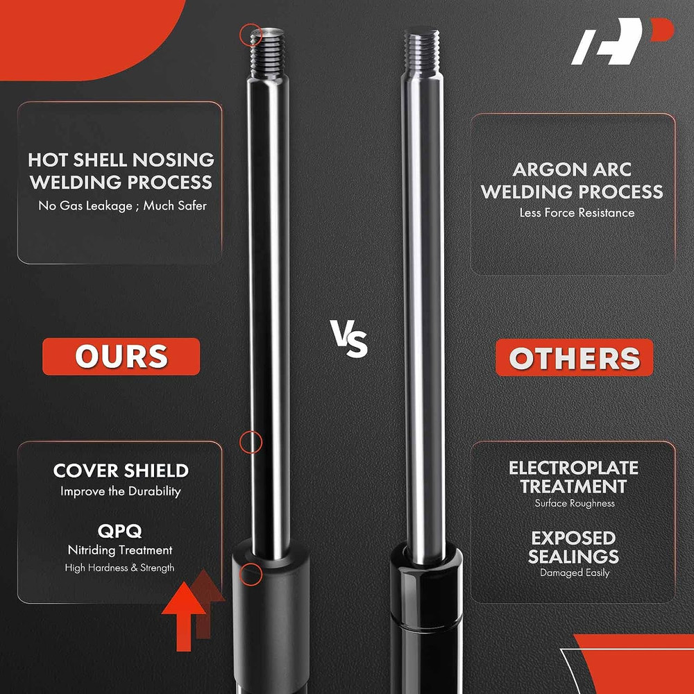 Dodge Nitro 2007-2011 Rear Hatch Lift Support Struts, 2PC Set