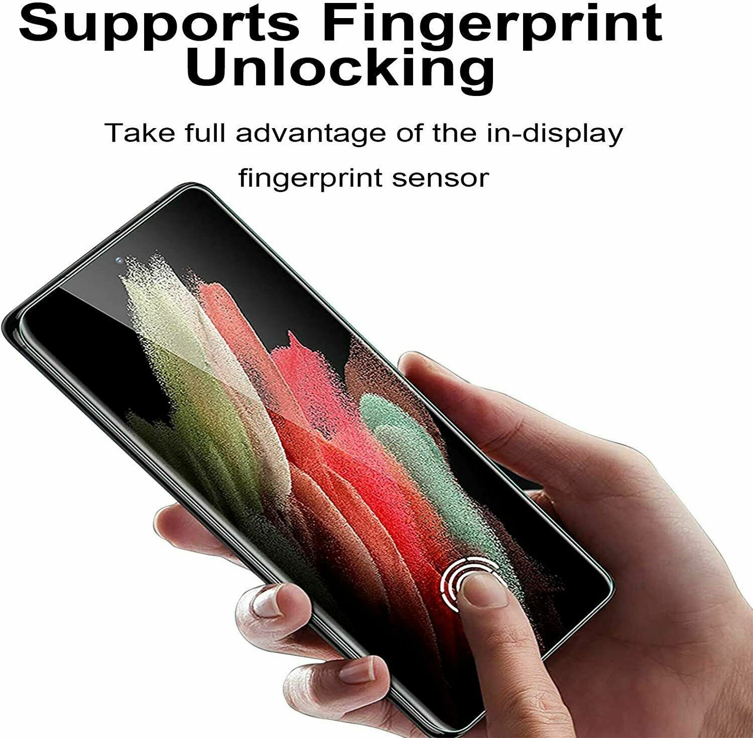 4X For Samsung Galaxy S25 S24 S23 S22 S21 S20+ Screen Protector Tempered Glass