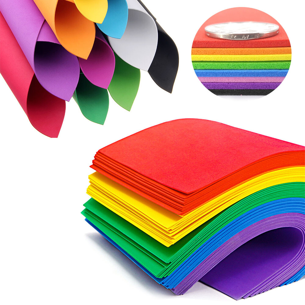 5 Sheets A4 & 2mm Foam Sheets, EVA for Crafts, DIY, Artistry