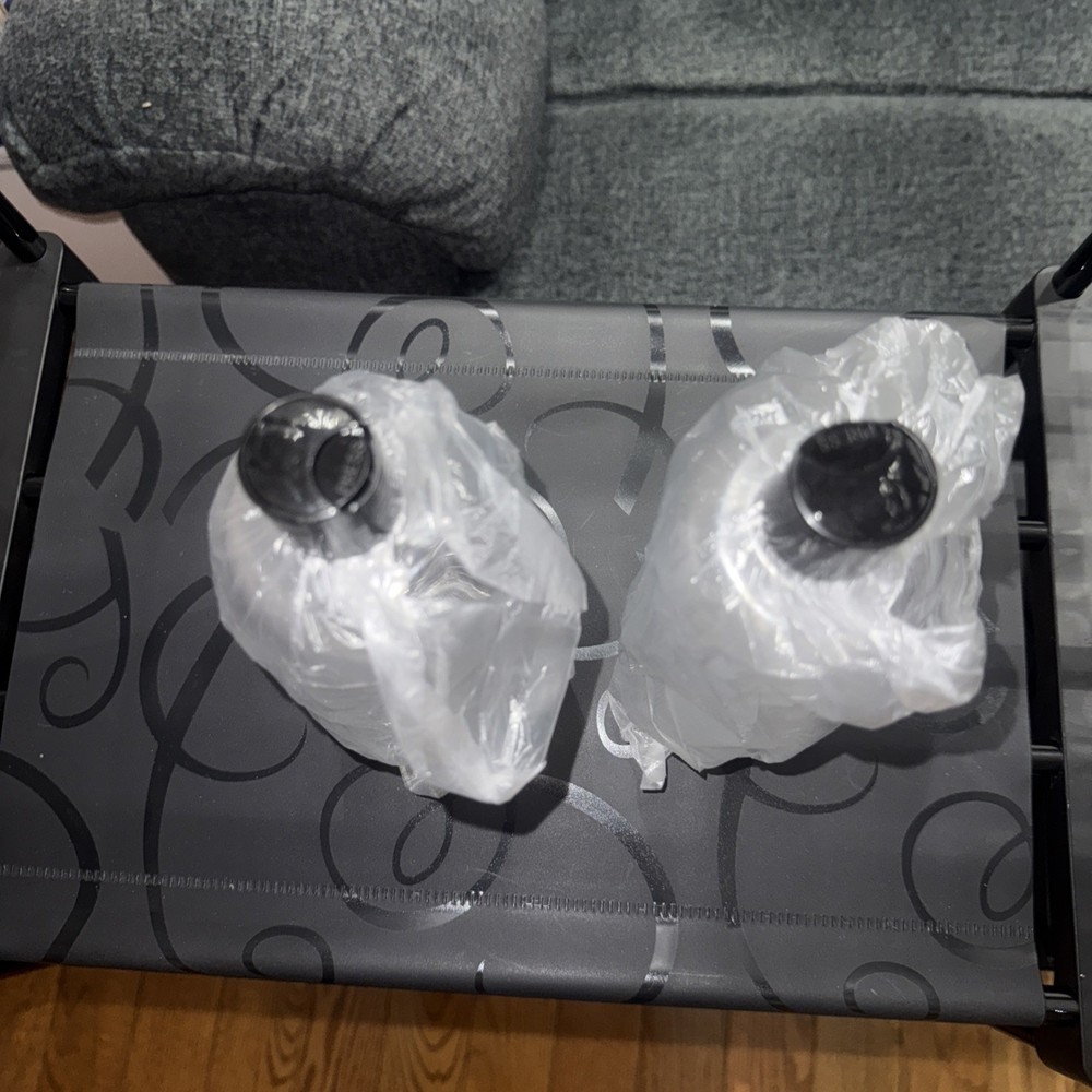 16 oz Empty Clear Plastic Bottles with Black Disc Caps, Squeezable Refillable
