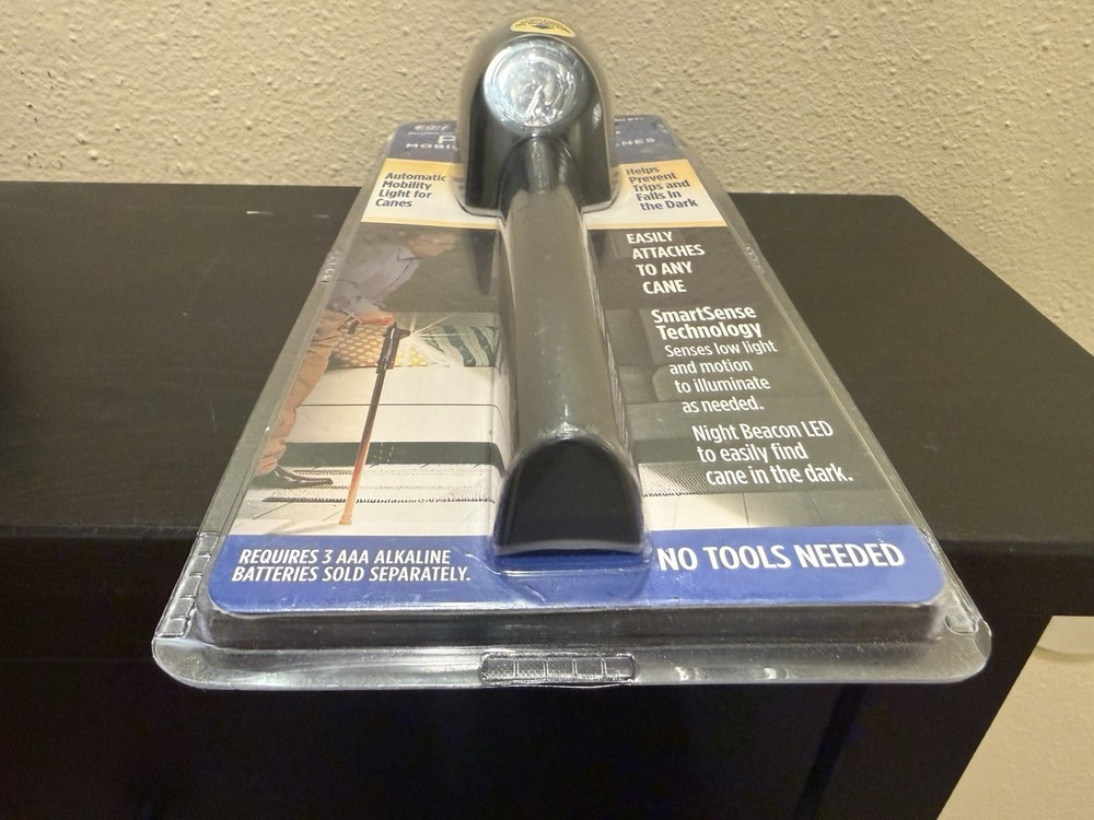 CARA Path Light Easy Attach LED Mobility Light for Canes Model 77 w/ Smart Sense