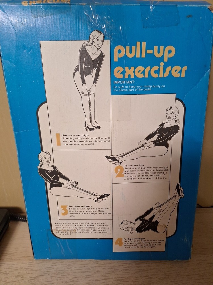 Vintage Pull-up Exerciser With Box Used Works.