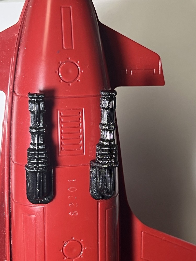 G.I. Joe Firebat cannons set 3D printed Custom