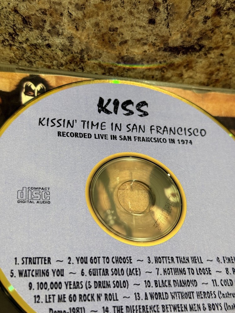 kiss “kissing time in san francisco” cd