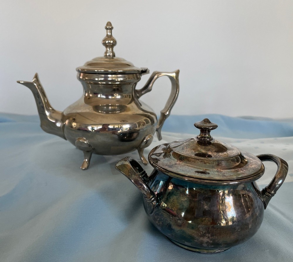 Vtg Std Silver Co.Toronto & Excellence Sugar & Creamer Silver Plate