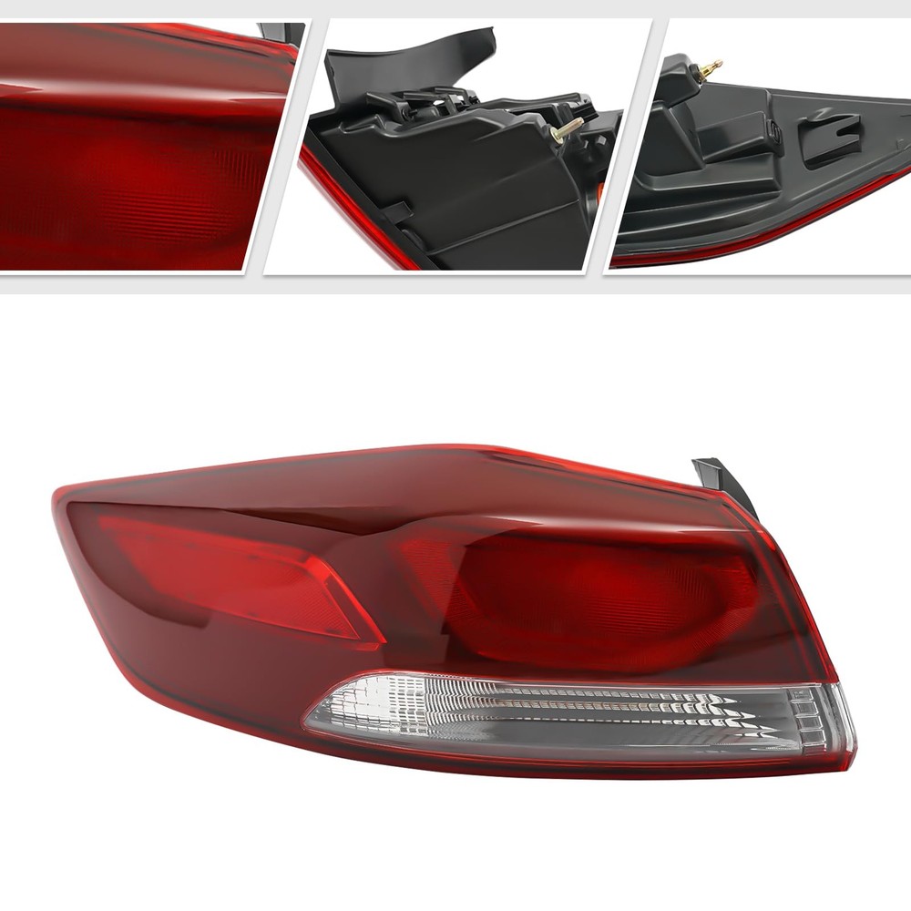 Outer Tail Light Assembly for 2017-2018 Elantra Driver Side Left 92401F3000