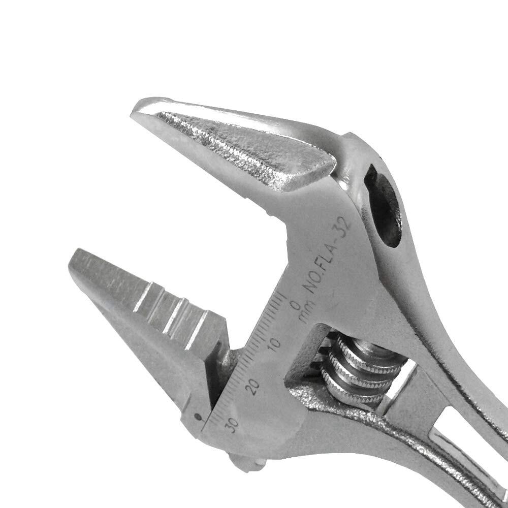 Tools Fls32gf Short Adjustable Wrench With Grip