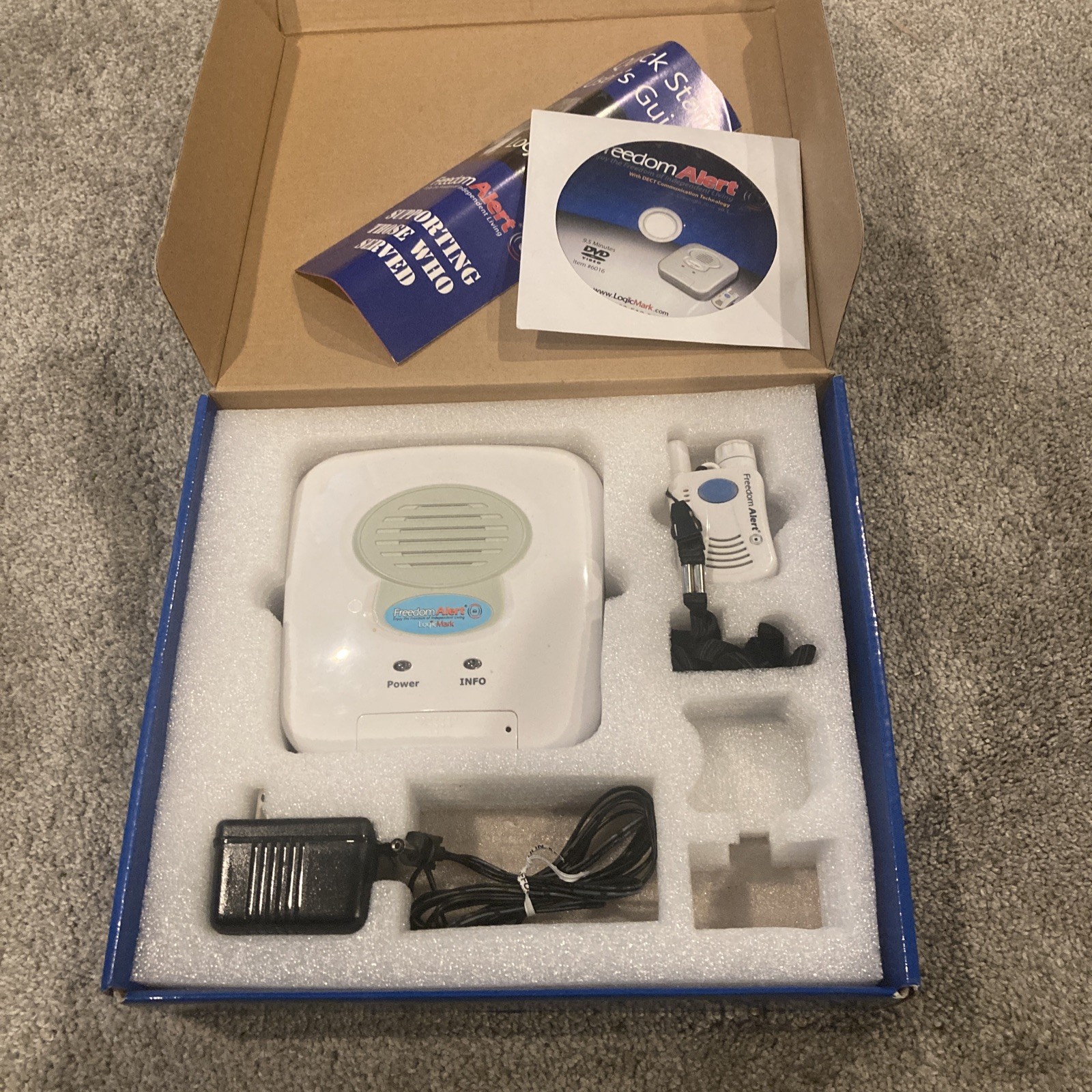 LogicMark Freedom Alert Fall Emergency System Model #35511