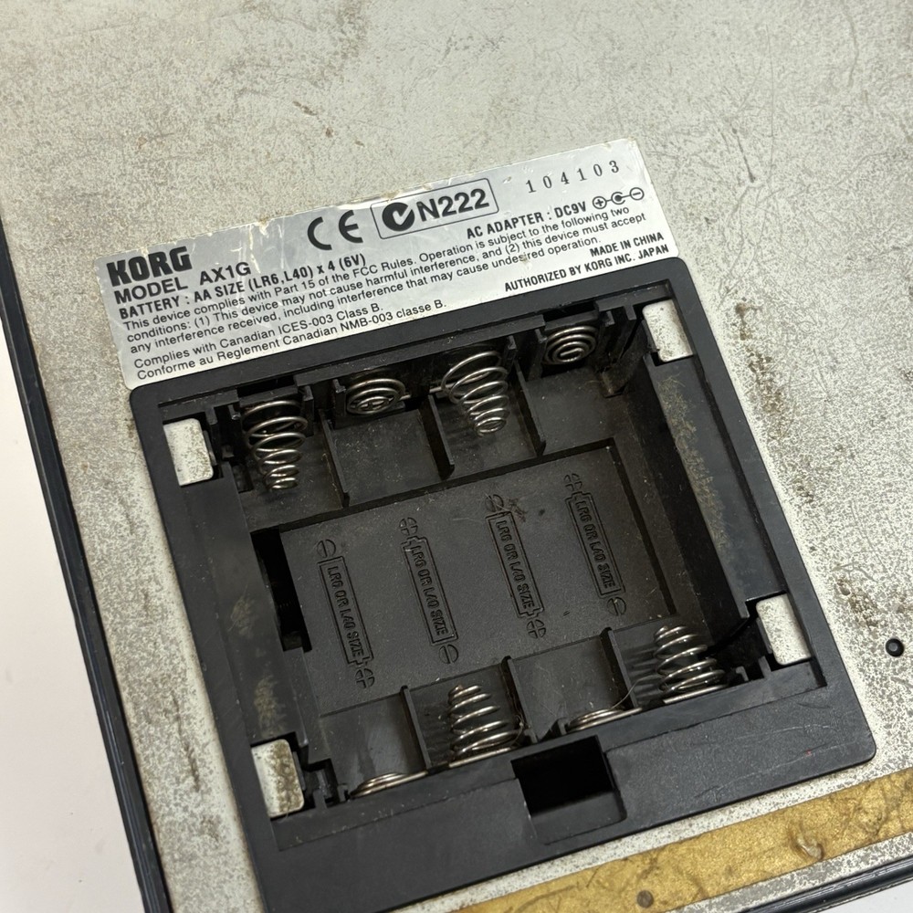 Korg AX1G ToneWorks Multi-Effects Guitar Hyper Processor Pedal Sampling Looping