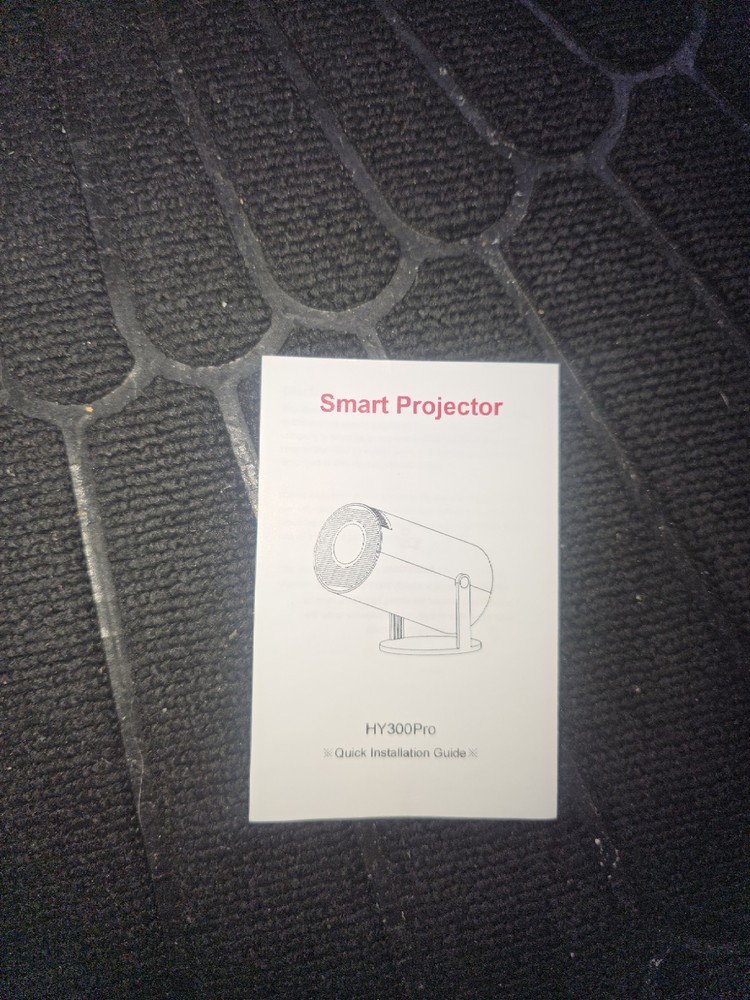 HY300Pro Smart Projector Ultra HD LCD White Desktop Model