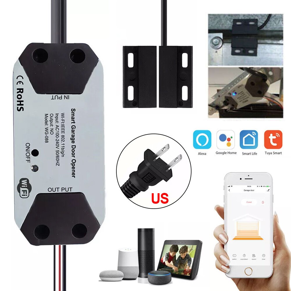 WIFI Smart Home Garage Door Opener Wireless APP Remote Controller Switch