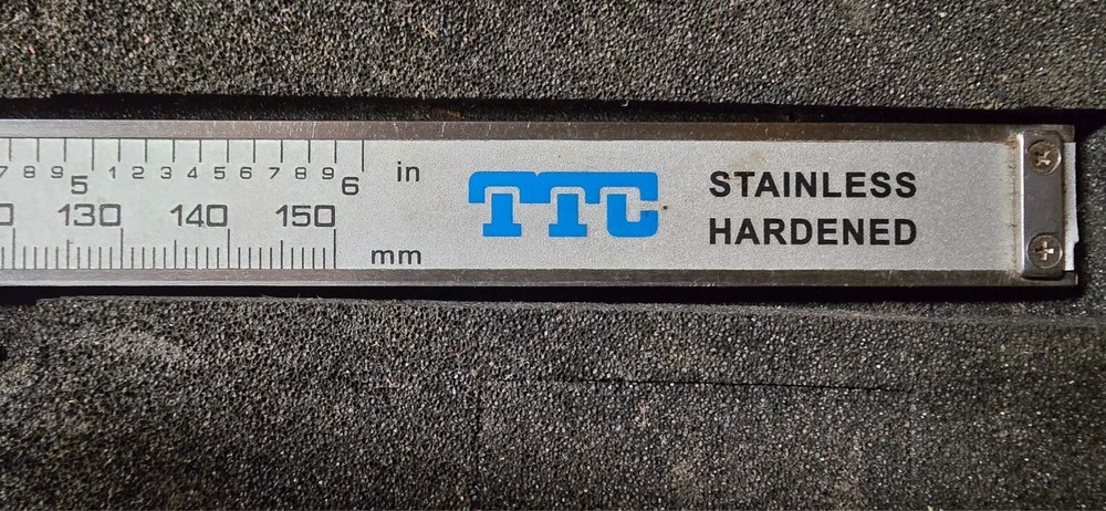 TTC Electronic Digital Caliper, 0 - 6" (0 - 150mm) Range
