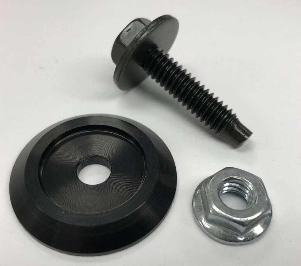 Racing Body Bolt 1/4-20 Kit (50-Pack) 1.25" OD Washers 1-3/16" Length with Nuts