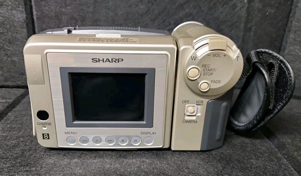 Sharp VL-A10 Viewcam 8 Camcorder With Extras TESTED