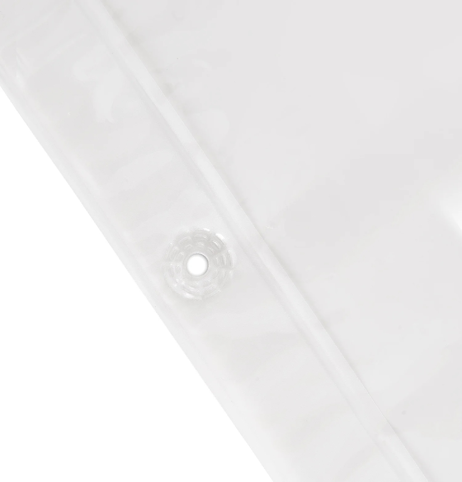 Clear Shower Curtain Liner Anti-Bacterial PEVA 70x71 Water Repellent Mainstays