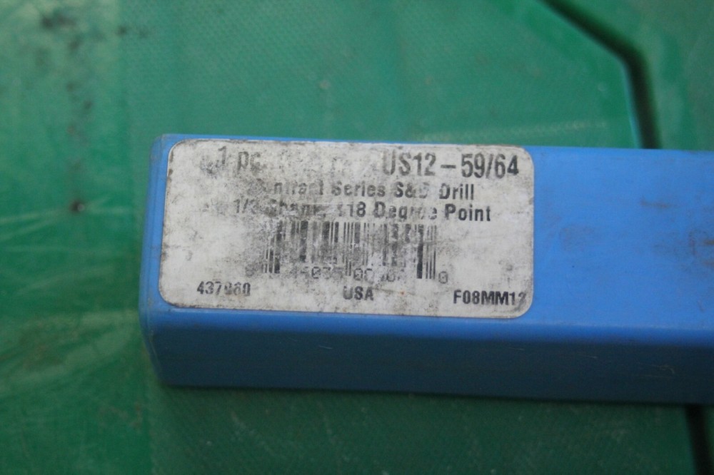 Champion 59/64" Drill Bit 1/2" Shank S+D Type Drill