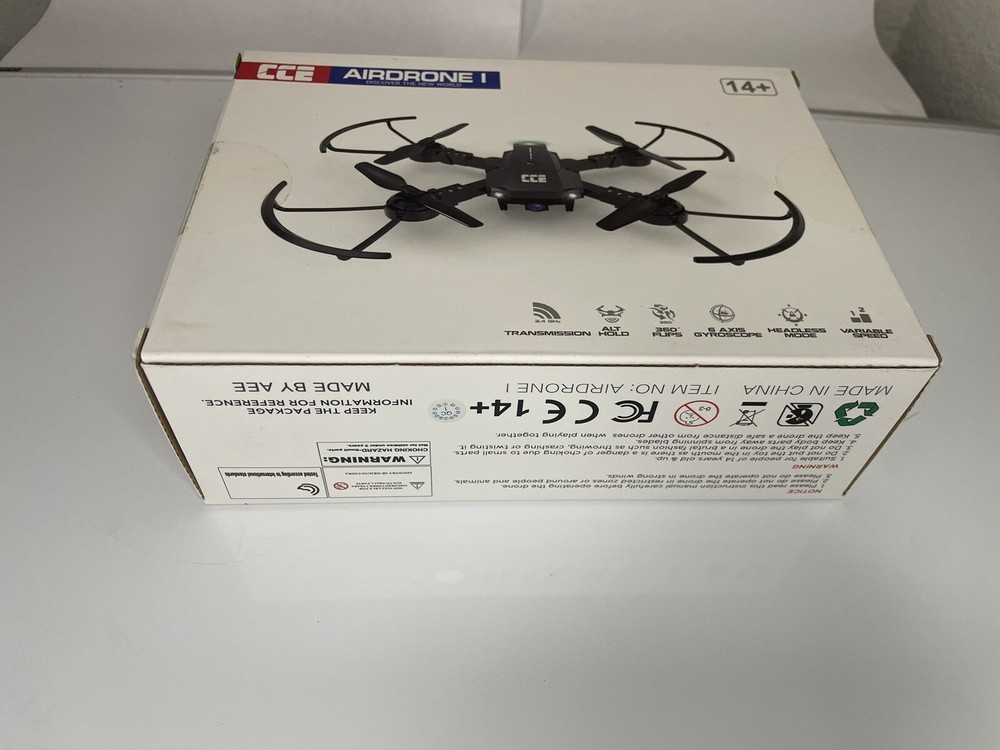 CCE Mini Folding Drone UAV with Altitude Hold, Flips, Headless Mode, 2 Batteries