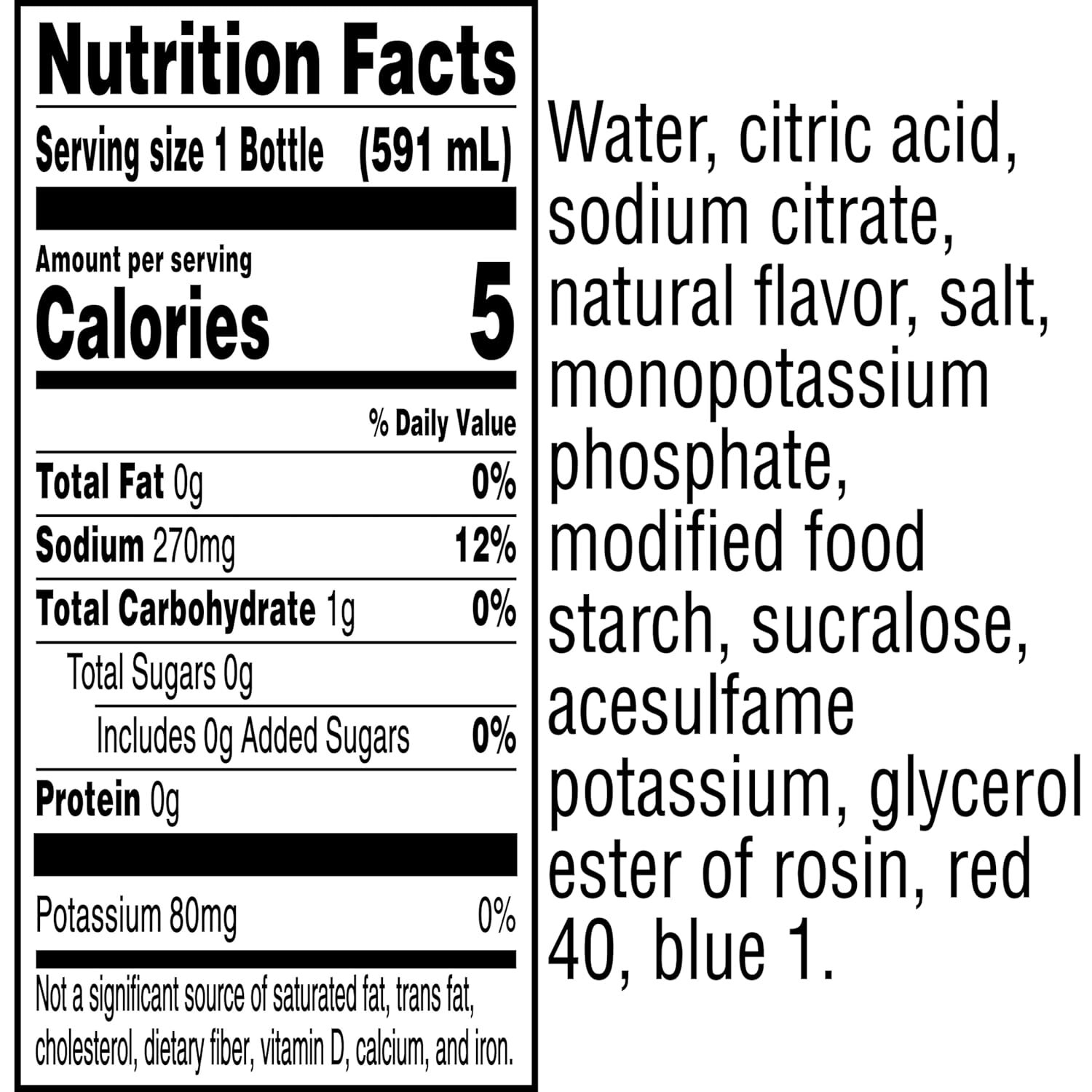 Gatorade Thirst Quencher Zero Sugar, Sports Drink, Grape 20Oz Bottles - 8 Pack