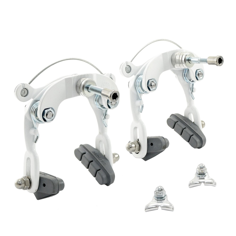 DIA-COMPE DC750 Center Pull Caliper Brake Set (Front+Rear) , White