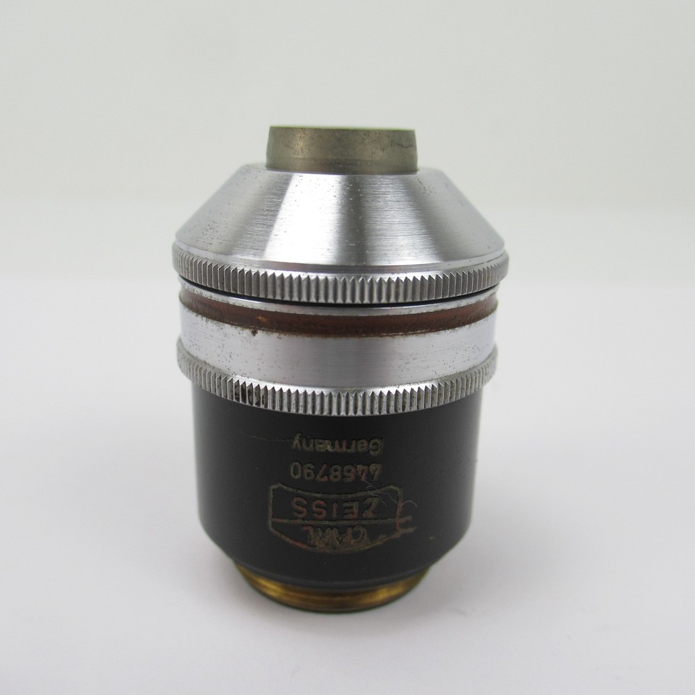 CARL ZEISS POL PLAN 2.5/0.08 160/- POLARIZING MICROSCOPE OBJECTIVE - 2.5x