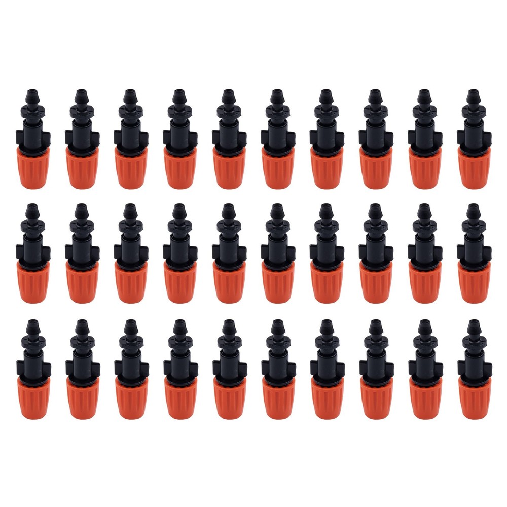 Irrigation Sprayer Adapter Misting Irrigation Sprayer 30pcs Adjustable