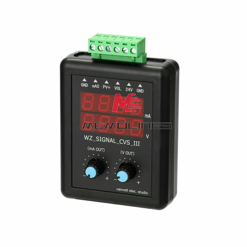 Adjustable 4-20ma Signal Generator 24V 0-10V Constant Current Source Simulation