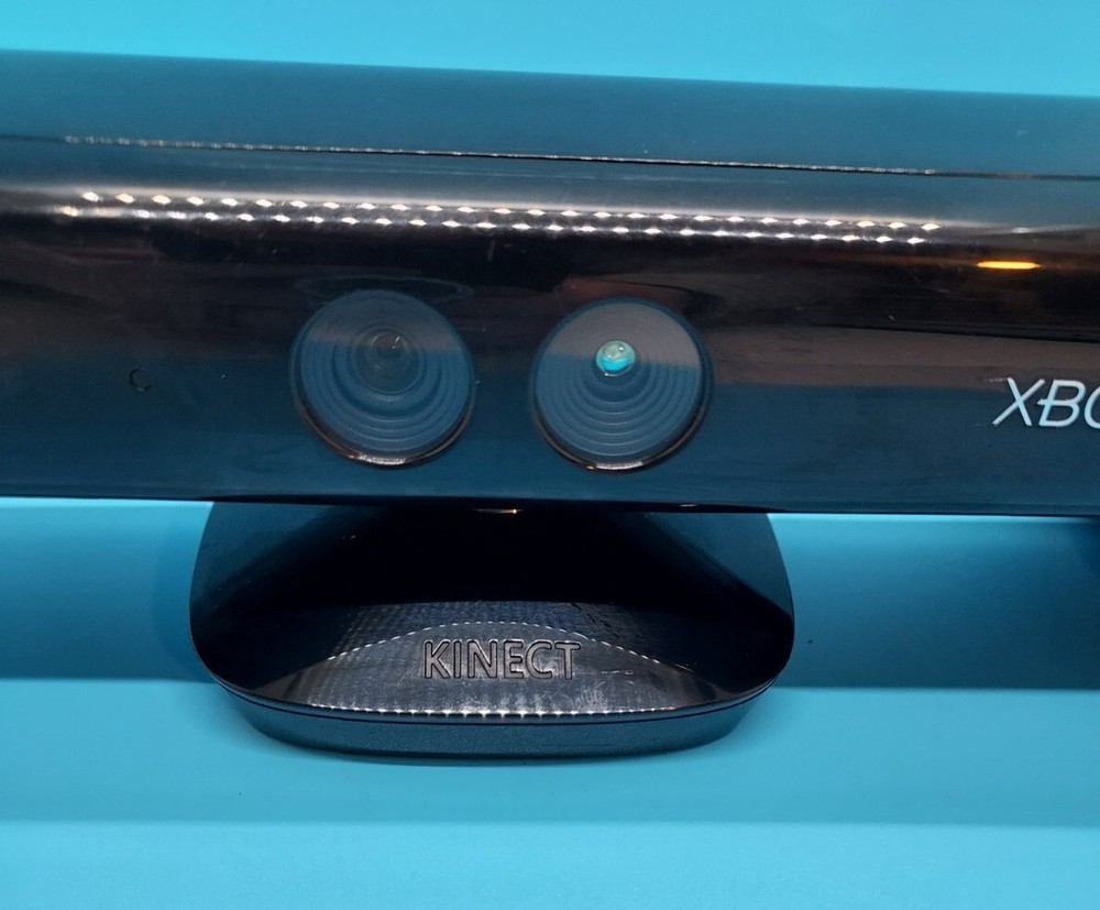 XBOX 360 KINECT • Microsoft SLR Motion Sensor Bar Attachment Black With Cord