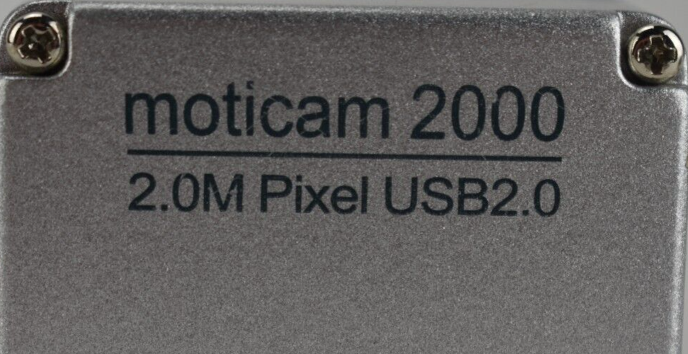 Moticam 2000 2.0 MP Microscope Camera W/ B&S 1/2" Lense