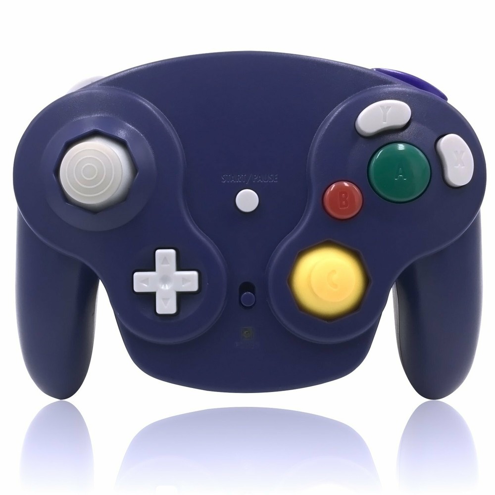 For Original Nintendo Gamecube Retro GC NGC, Wireless Game Controller W/ Adapter