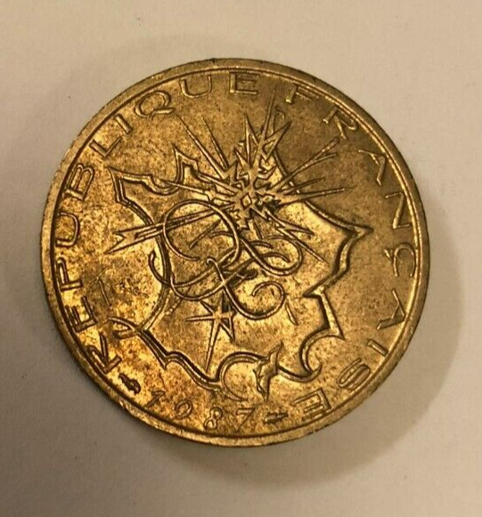 10 Francs French Coin 1987