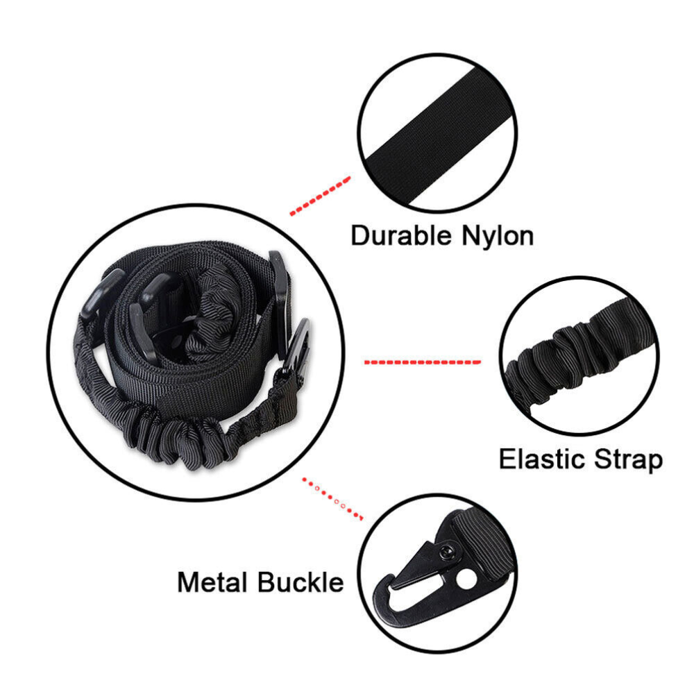 Adjustable Quick Release Traditional Sling 2 Point Rifle Sling with Metal Hook