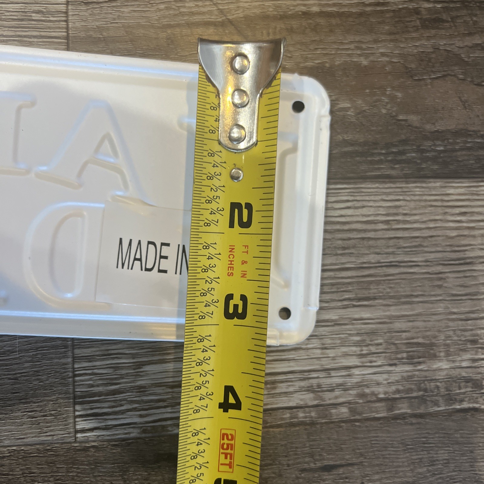 Harley Davidson Sign 3&1/4” By 11&3/4” New With Weathered Look