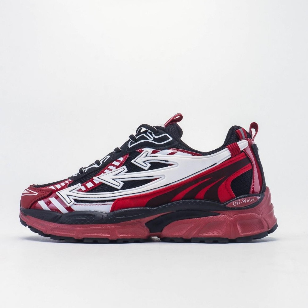 OFF-WHITE ODSY-1000 Mesh Red Black Arrow